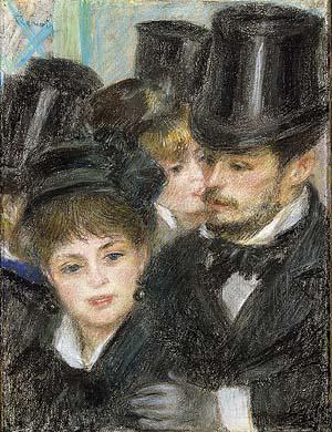 Pierre-Auguste Renoir Young people in the street oil painting picture